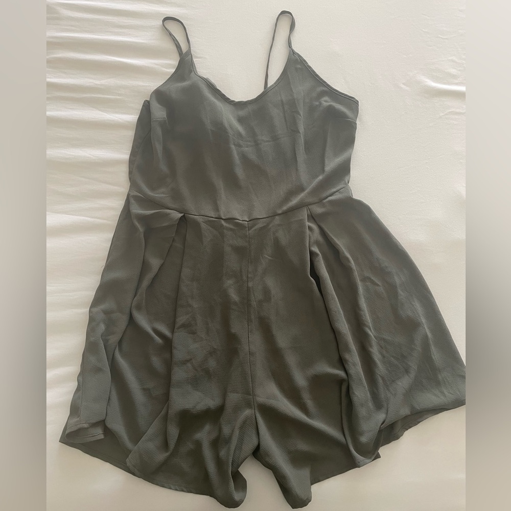 Women’s Olive Green Romper